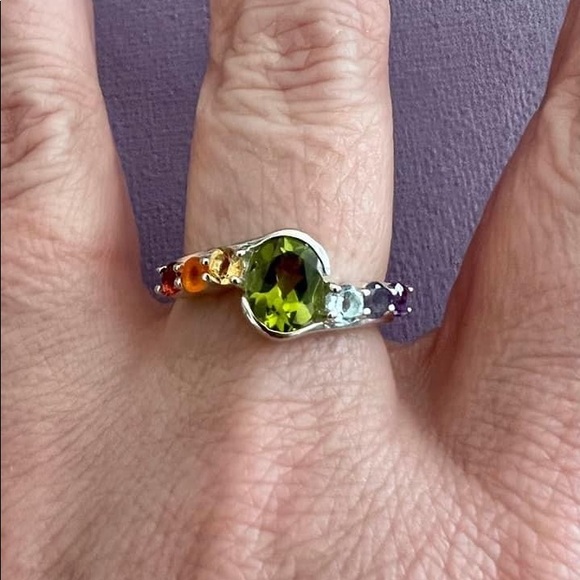 Sterling Silver Chakra Ring - Picture 3 of 3